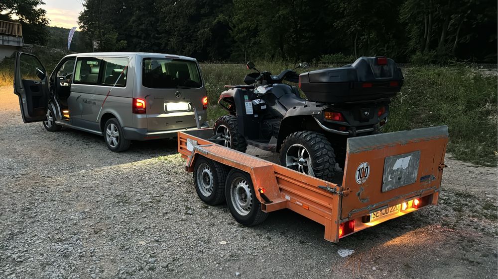 Remorcă utilaje/ATV/miniexcavator 3,5t