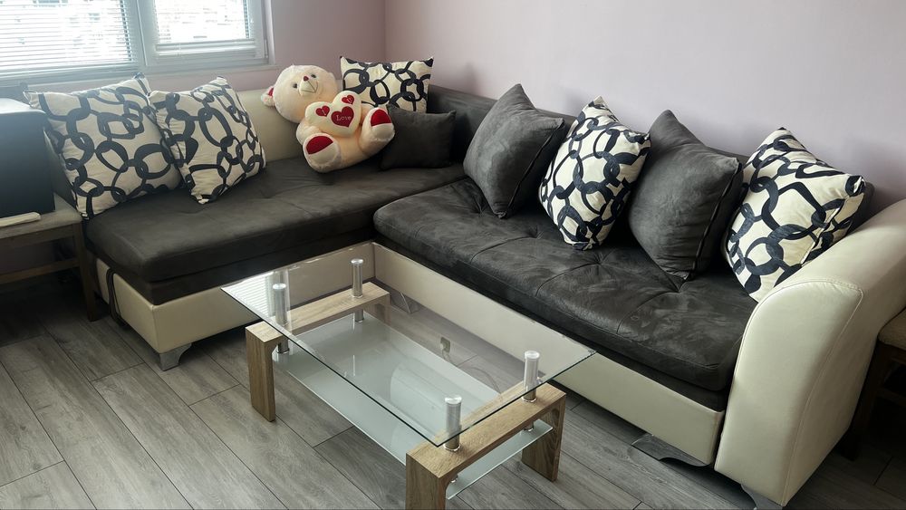 Холов ъглов диван Троя