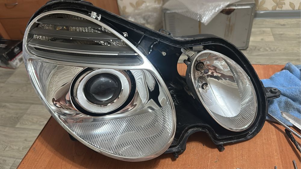 Ремонт фар мерседес w211