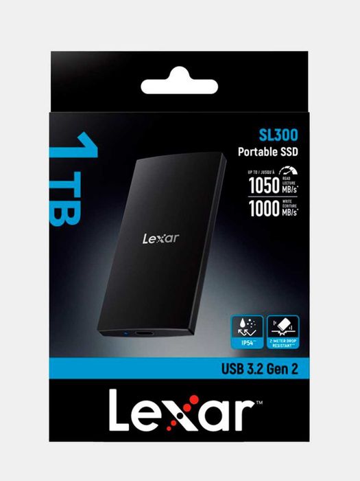SSD Lexar SL300 Hard Внешний диск до 2TB