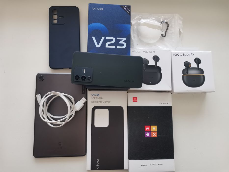 Vivo V23 5g + lenovo tab m10