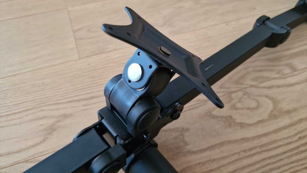 Suport birou 3 monitoare, negru