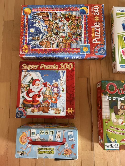 Lot complet jocuri educative și puzzle-uri | Preț avantajos!!