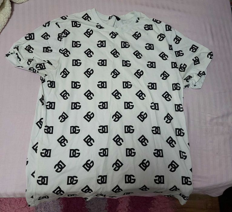 Dolce & Gabbana DG Monogram Printed T-Shirt Bărbați