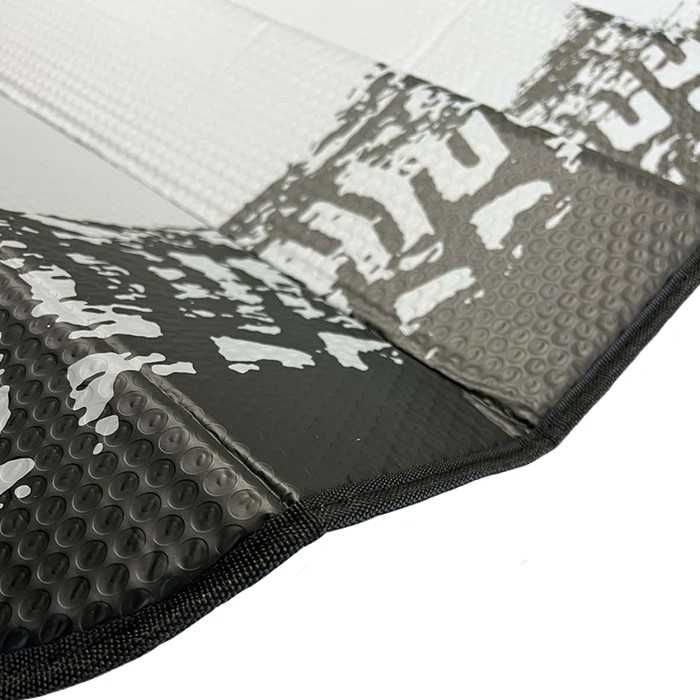 Сенник за предно стъкло, 140x70, 195-Сив, Син и Жълт