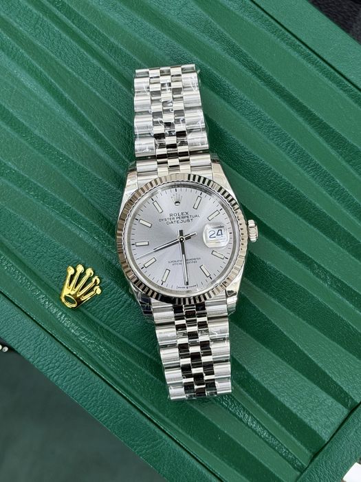 Rolex Date-Just 36 Index Metalic Dial