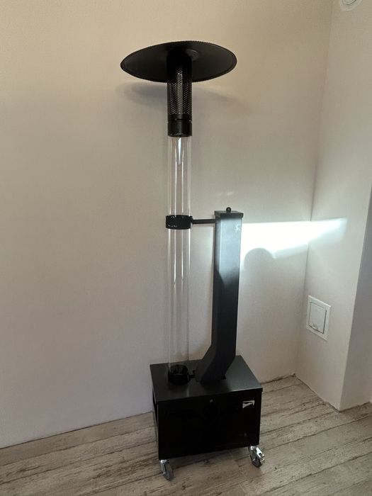 Градински газов отоплител на пелети