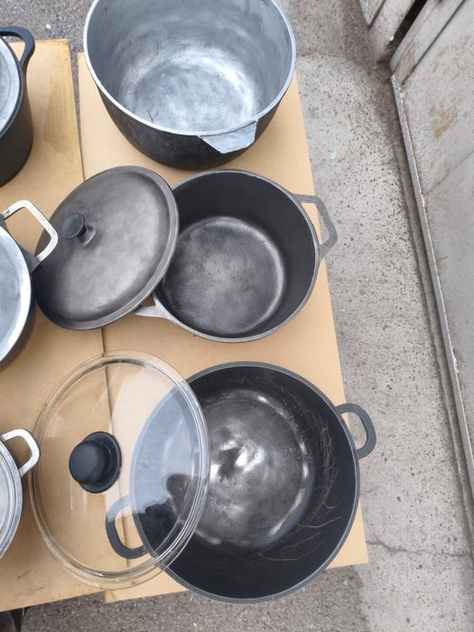 Казаны и утятница производства СССР