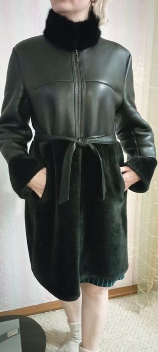 Дублёнка+кожа+норка