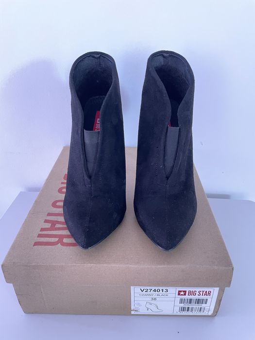 Botine cu toc BIG STAR