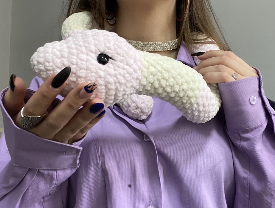 Вязаная змейка!