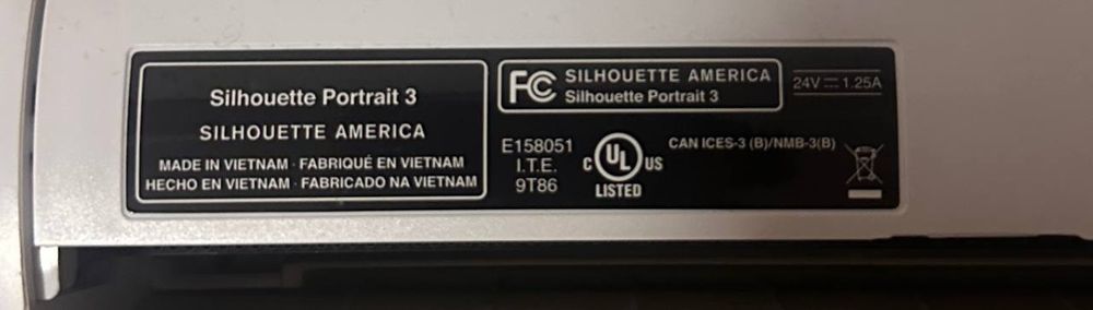 Plotter Silhouette Portrait 3