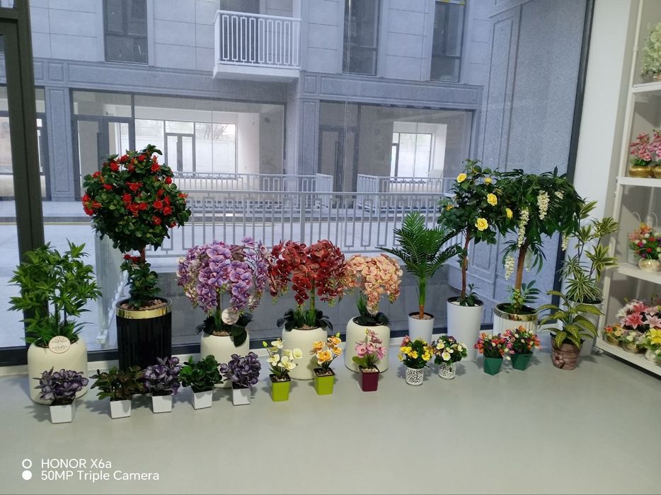 Сунний декор гуллар оптом нархларда.Навои шахар.