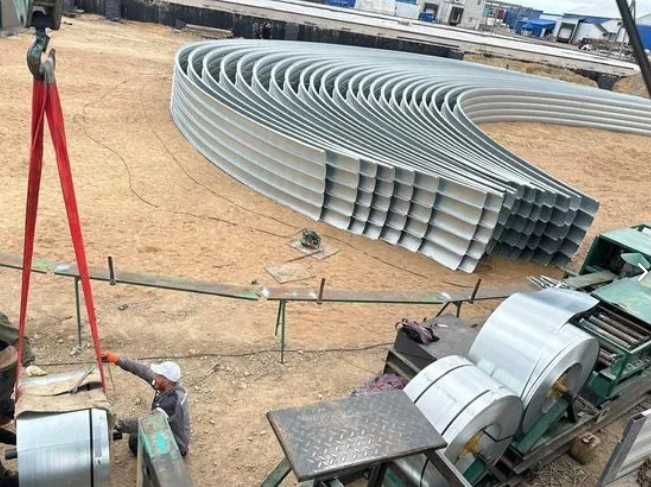 Бескаркасные разборные ангары под ключ