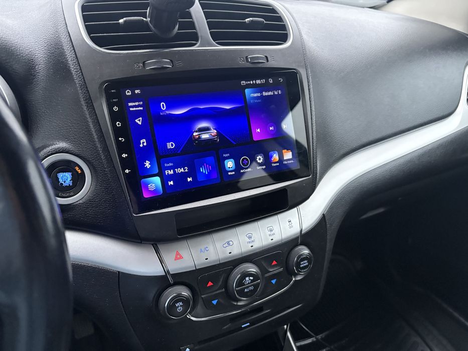 Fiat Freemont 2013 – 7 locuri, Alb, Interior piele neagră