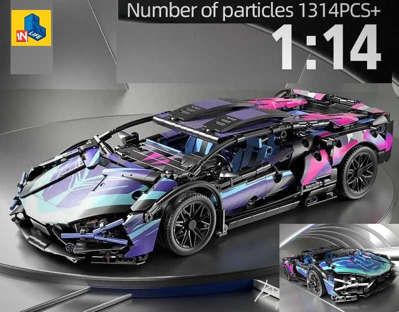 NEW Masina Sian Sc 1:14 Car Brick Cyberpunk Type Lego 1000+ pcs