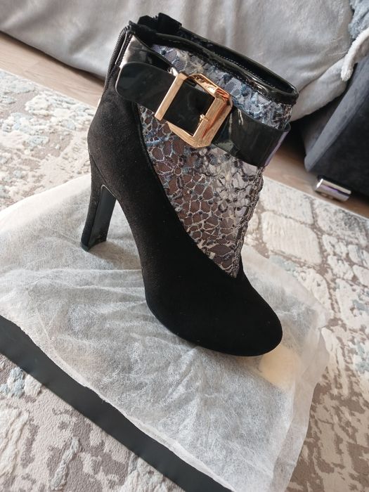 Туфли натуральная замша