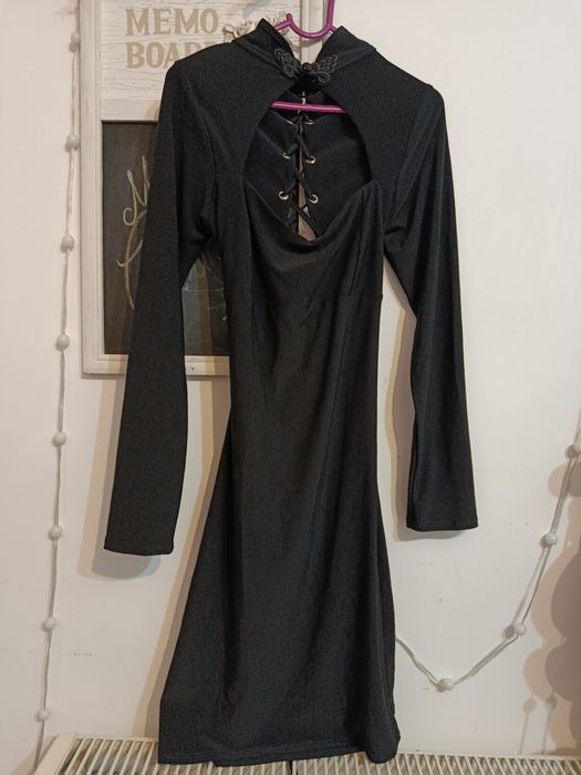 Rochie model unicat Goth Punk Rock Altercore mărimea Xs-S