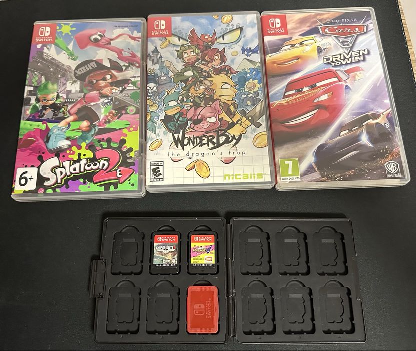 sniper splatoon wonder boy  naruto cars Nintendo switch игры