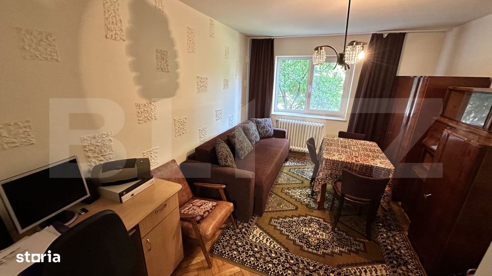 Apartament 3 camere, 72 mp, decomandat, etaj 1, zona Progresul