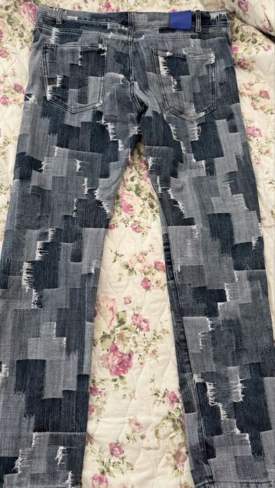 Marcelo Burlon Patchwork дънки ОРИГИНАЛНИ