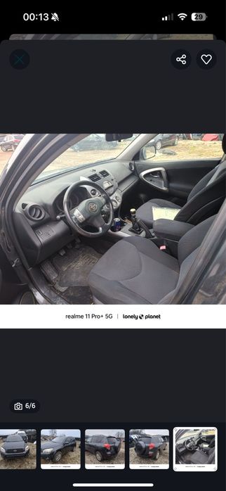 Piese cutie cardan jug fuzeta jante caseta egr geam stop Toyota RAV 4