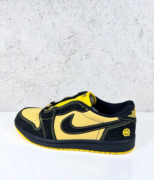 Jordan 1 Retro Low OG Quai 54 Black Tour Yellow Red