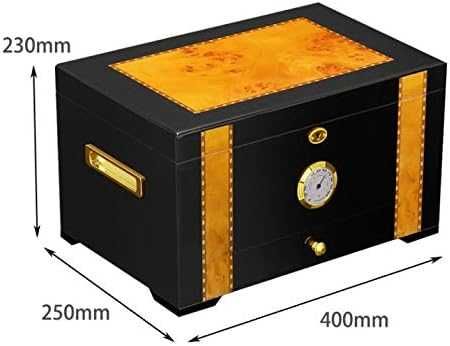 Кедров хумидор за 80-100 пури със хидрометър и овлажнител