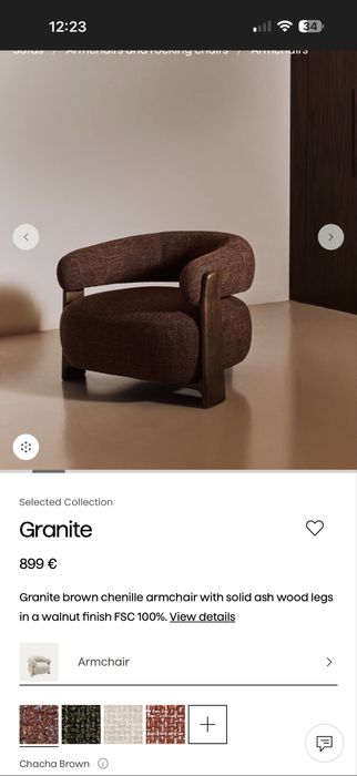 Fotoliu Granite – Kave Home