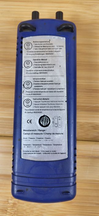 Analizor gaze wohler 450 la fel cu testo si  manometru gaz