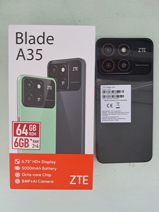 Telefon mobil nou ZTE Blade A35