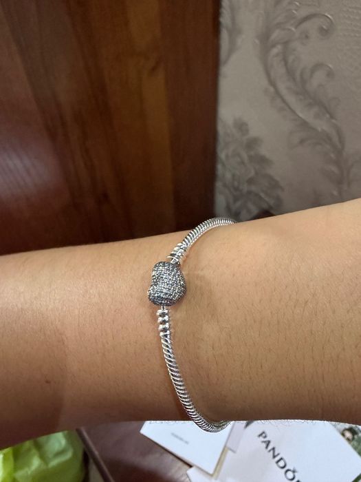 Pandora браслет серебро 925 проба кумуш