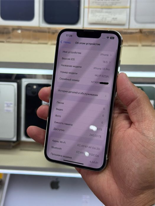  iPhone 13pro 5G 128gb zd/a silver