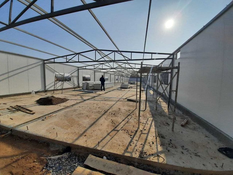 Строительство Ангаров, Складов, Офисов, Магазинов из сэндвич панели.