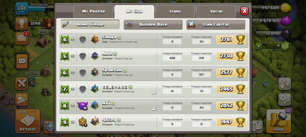 Clash accounts сатамын бағасы 60мың