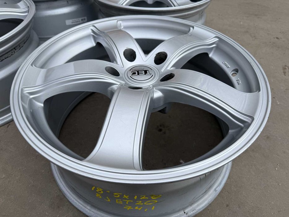4 бр. алуминиеви джанти TEC 18" 5x120 , централен отвор 74.1, ET20, 8J