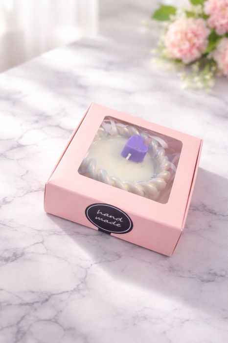 Marturii nuntă/botez din ceara de soia naturala