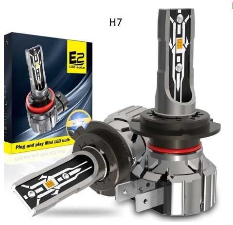 LED диодни крушки Е2 - H1  H4  H7  H11  9005  9006