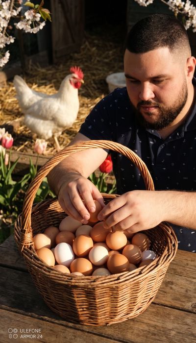 Продавам домашни яйца