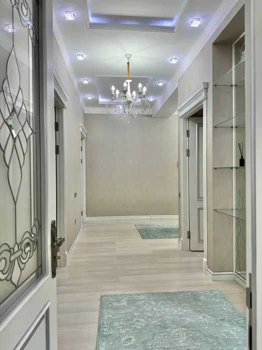 *Mirabad Elite (Айбек) Центр 2ком квартира на1 этаже 98м2.Под ключ!