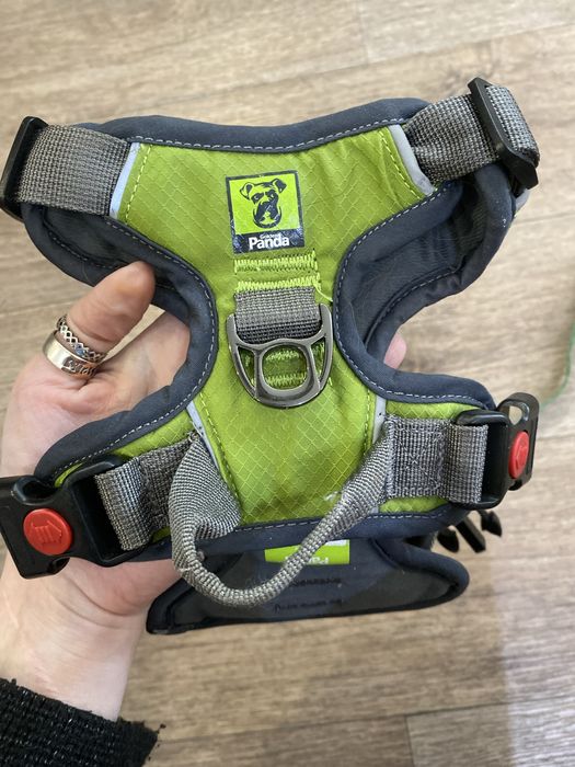 Шлейка, мешочек - сумка для корма собак