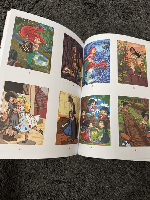 Раскраски по номерам Disney от Hachette