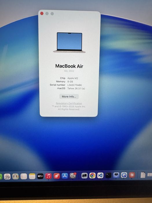 Apple Macbook Air m2 2022