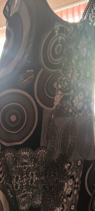 Ежедневна разтеглива шарена рокля