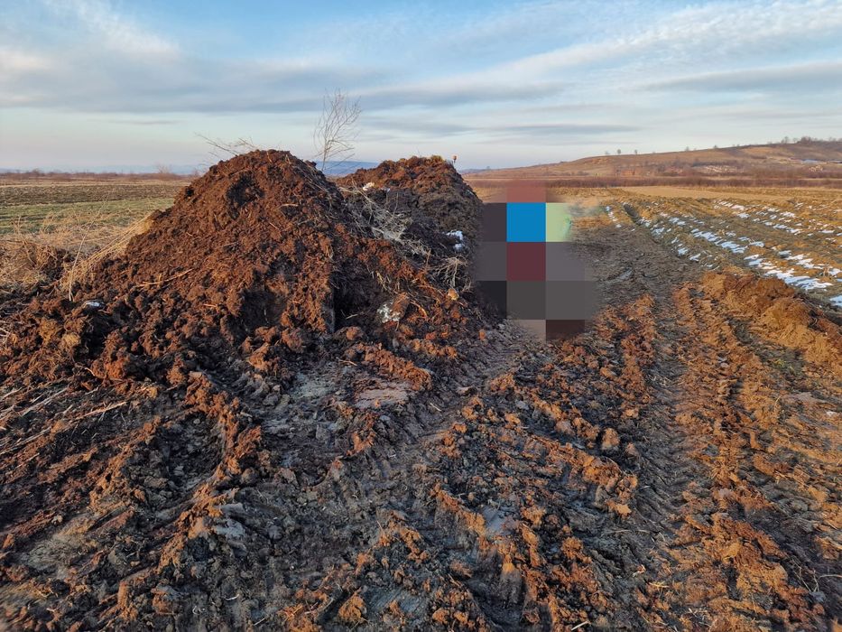 Vand pământ vegetal si gunoi de vacă, servicii transport