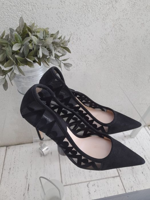 Pantofi negri nr 38 Mango