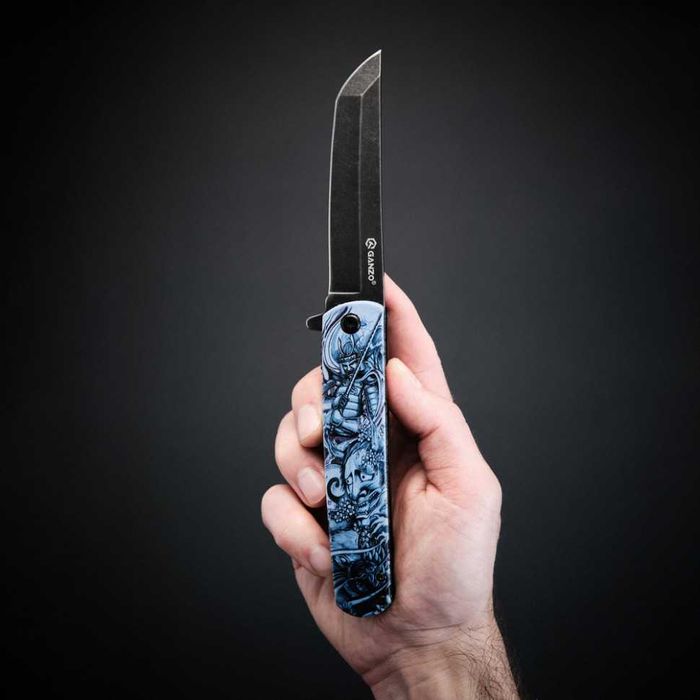 Сгъваем нож Ganzo G626-GS Blue Samurai Tanto