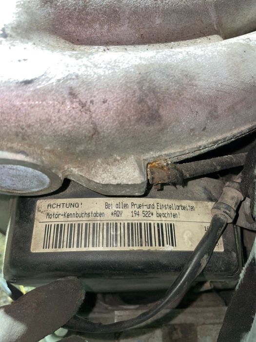 Двигатель на ГОЛЬФ 4 AQY 2.0 обьем