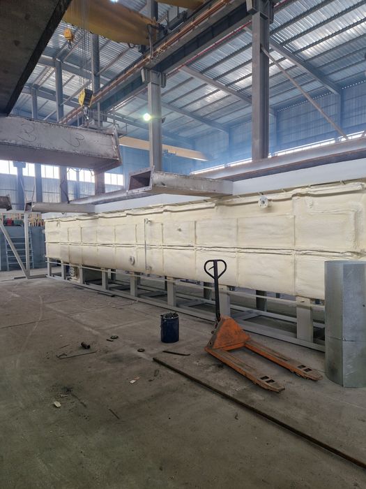 Утепление резервуаров, складов, помещений