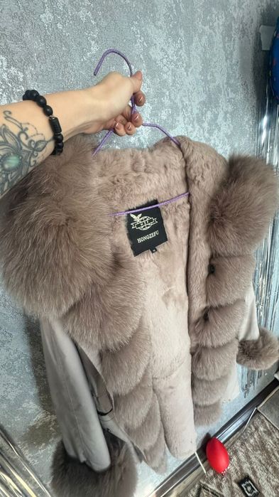 Женская натуральная парка